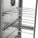 Gebäckvitrine aus Edelstahl, 1110 x 510 x 550 mm, 150 L