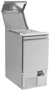 Saladette 1 Tür aus Edelstahl, 435 x 700 x 870 mm