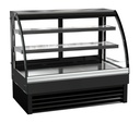 1200 Kühlvitrine rund, 1200 x 680 x 1200 mm, 236 L, schwarz
