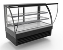 1500 Kühlvitrine rund, 1500 x 680 x 1200 mm, 298 L, schwarz