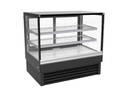 1200 Kühlvitrine gerade, 1200 x 680 x 1200 mm, 257 L, schwarz