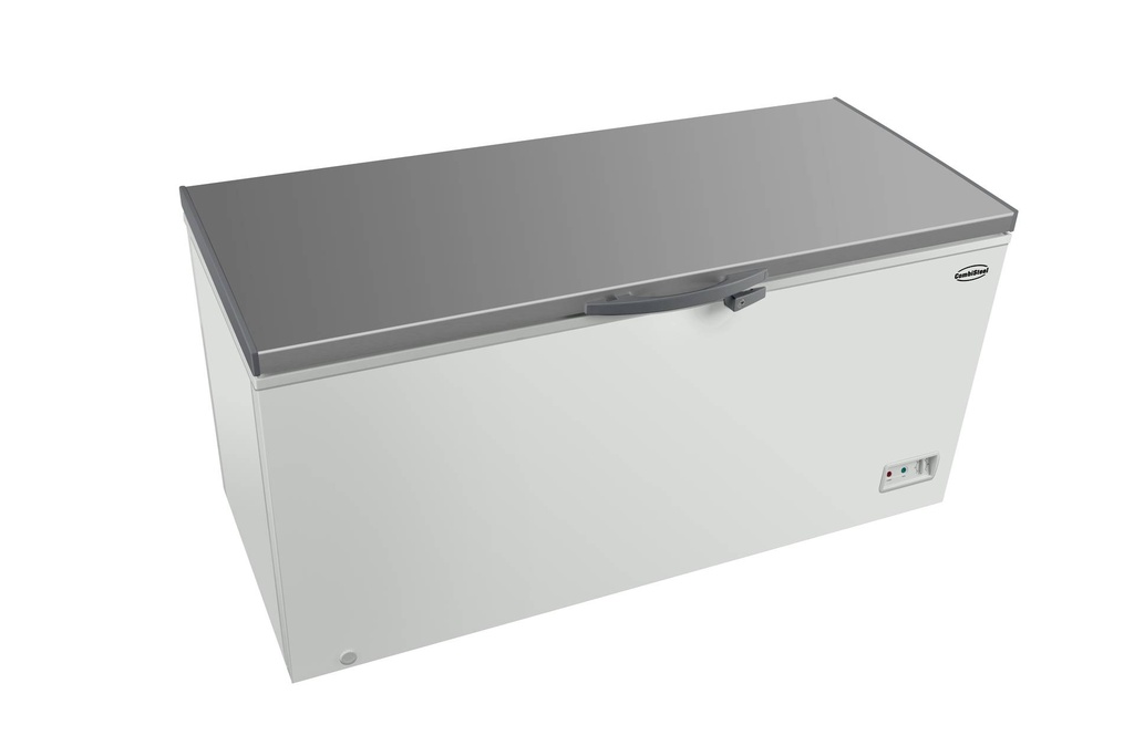 Tiefkühltruhe Edelstahl, 512 L, 1535 x 740 x 825 mm, weiß