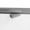 Tiefkühltruhe Edelstahl, 512 L, 1535 x 740 x 825 mm, weiß