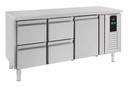 700 Kühltisch aus Edelstahl, 1795 x 700 x 860 mm, 194 L