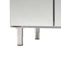 700 Kühltisch aus Edelstahl, 1360 x 700 x 860 mm, 105 L