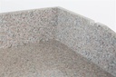 Pizzatisch 3 Türen aus Edelstahl, 1400 x 700 x 1020 mm