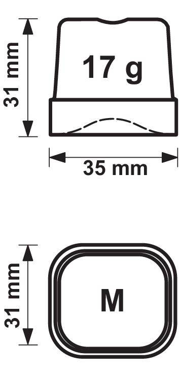 Eiswürfelmaschine 29KG/24H, 390 x 517 x 705 mm