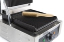 Kontaktgrill Einzeln aus Edelstahl, 320 x 410 x 190 mm