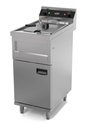 Elektro Friteuse aus Edelstahl, 1 x 12 L, 9 kW, 400 x 700 x 850 mm