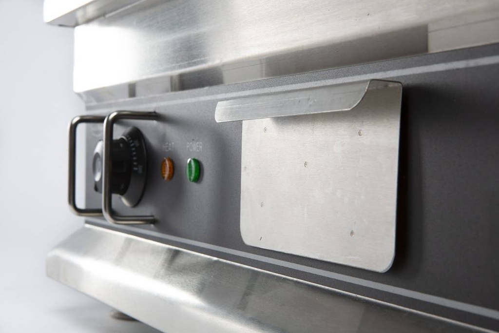 Elektro Grillplatte aus Edelstahl, 500 x 520 x 310 mm