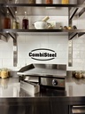 Elektro Grillplatte aus Edelstahl, 550 x 470 x 230 mm