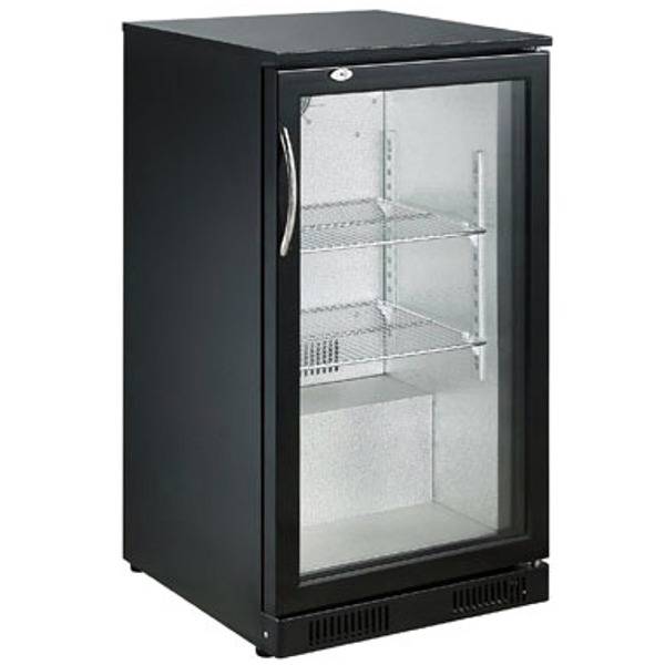 Barkühler 1 Tür, 500 x 500 x 900 mm, schwarz