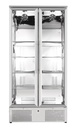 Barkühler Hoch aus Edelstahl, 458 L, 900 x 515 x 1820 mm