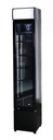 Kühlschrank Glastür, 360 x 422 x 1880 mm, schwarz