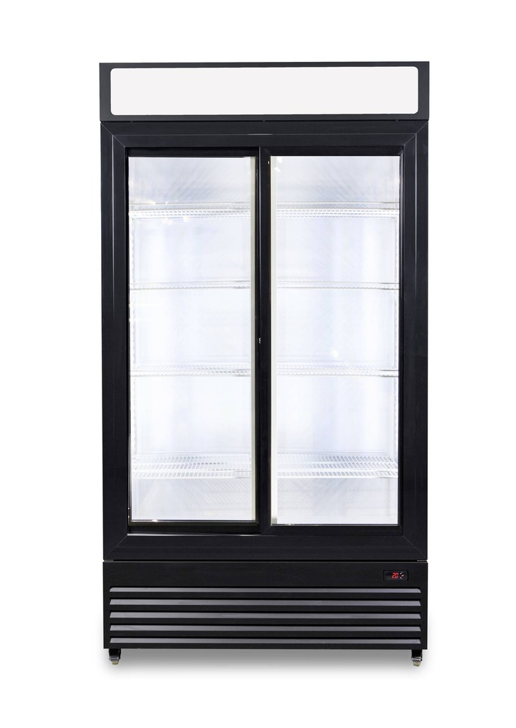 Kühlschrank mit Schiebeglastüren, 1120 x 610 x 1965 mm