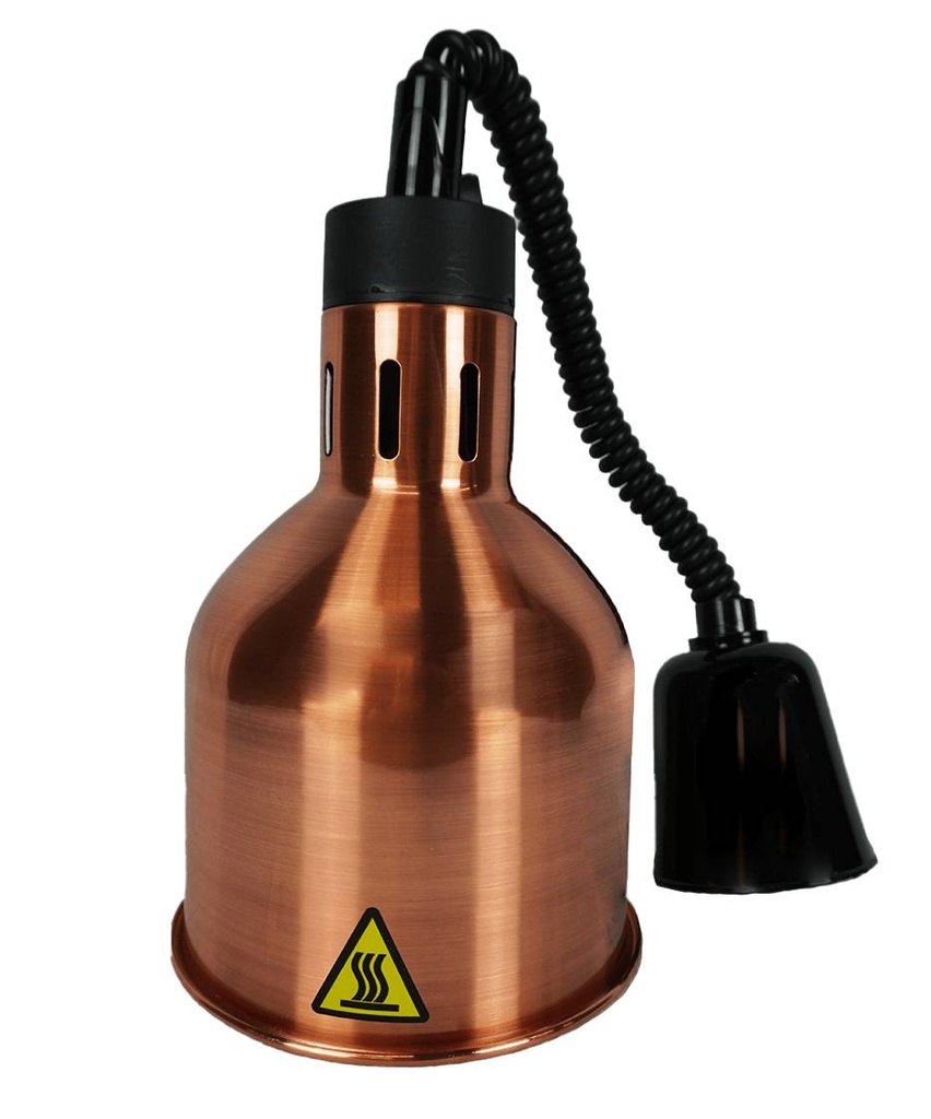CS Wärmelampe CH-01 Bronze, 600 mm, Ø 175 mm, messing