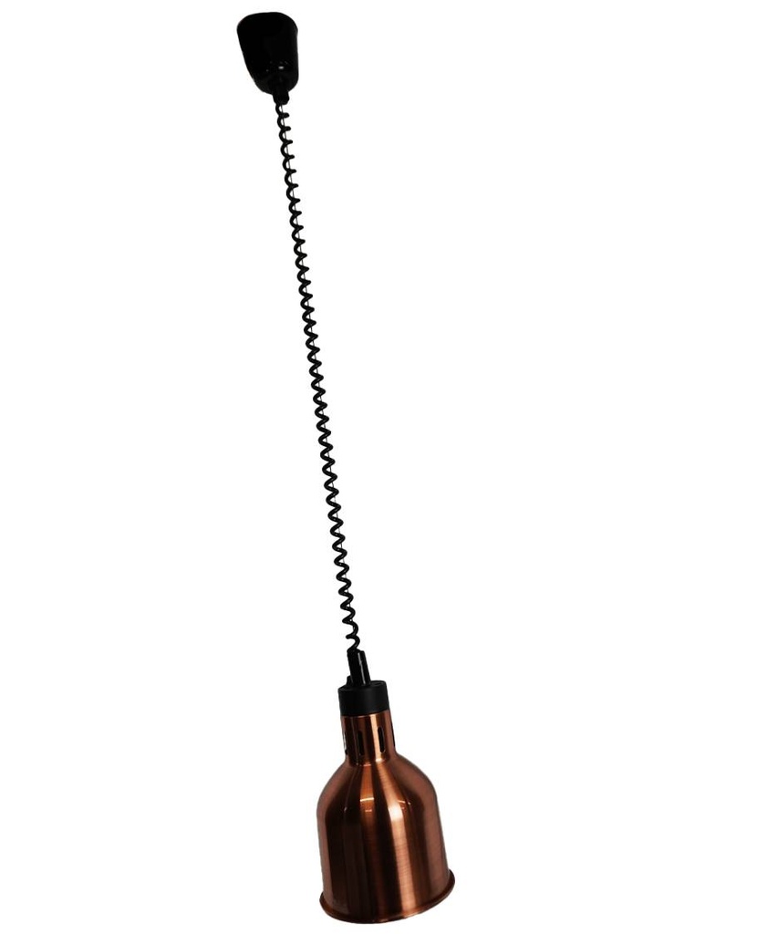 CS Wärmelampe CH-01 Bronze, 600 mm, Ø 175 mm, messing