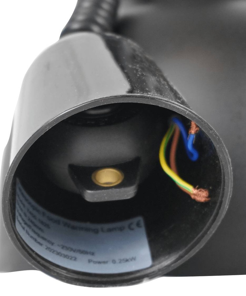 CS Wärmelampe CH-01, 600 mm, Ø 175 mm, silber