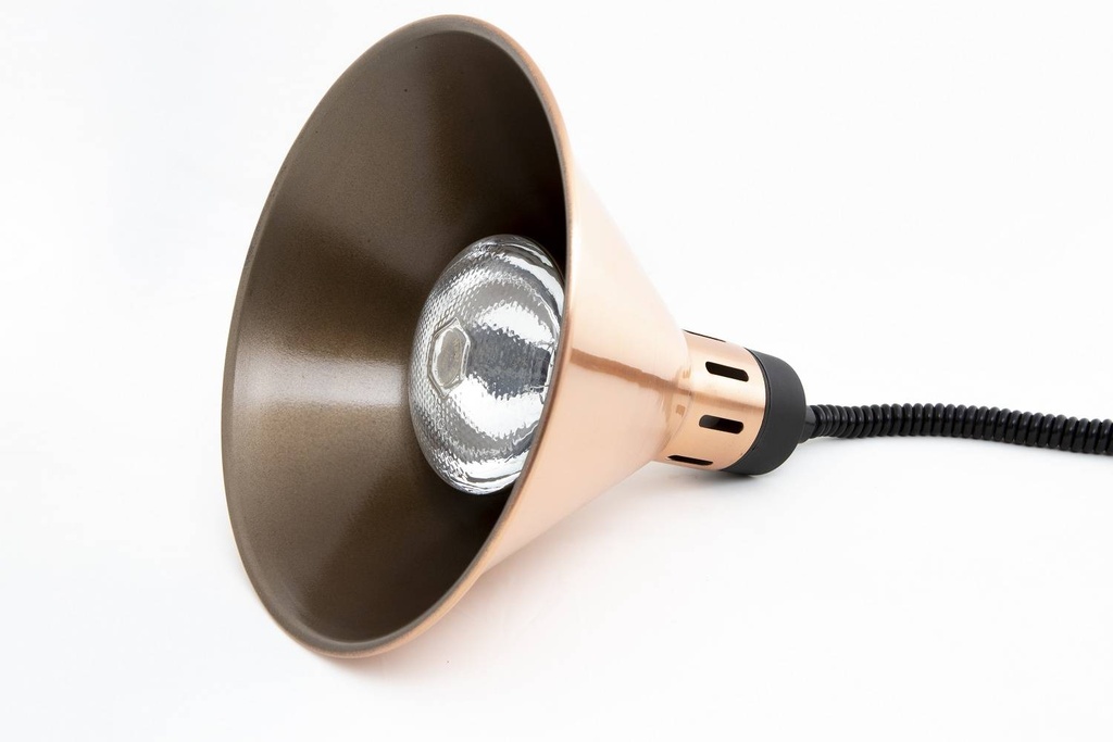 CS Wärmelampe CH-02 Bronze, 600 mm, Ø 275 mm, messing
