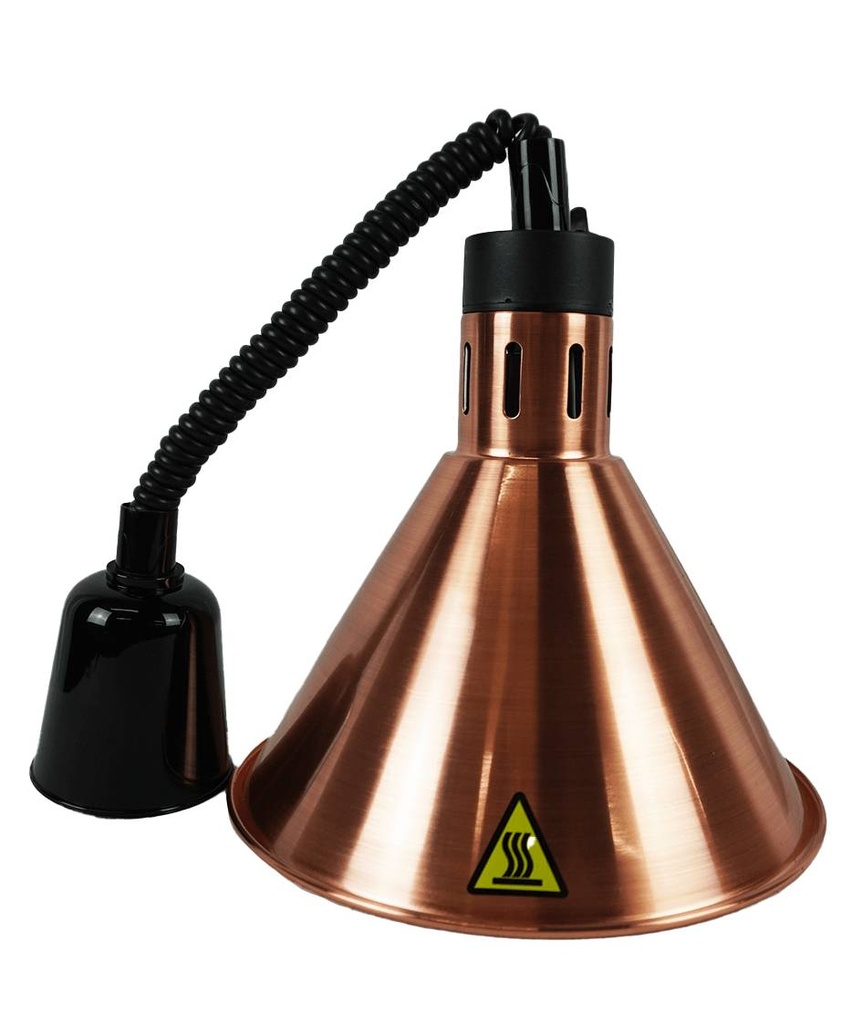 CS Wärmelampe CH-02 Bronze, 600 mm, Ø 275 mm, messing