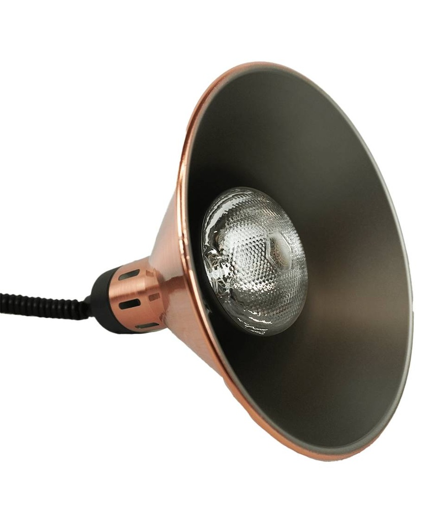 CS Wärmelampe CH-02 Bronze, 600 mm, Ø 275 mm, messing
