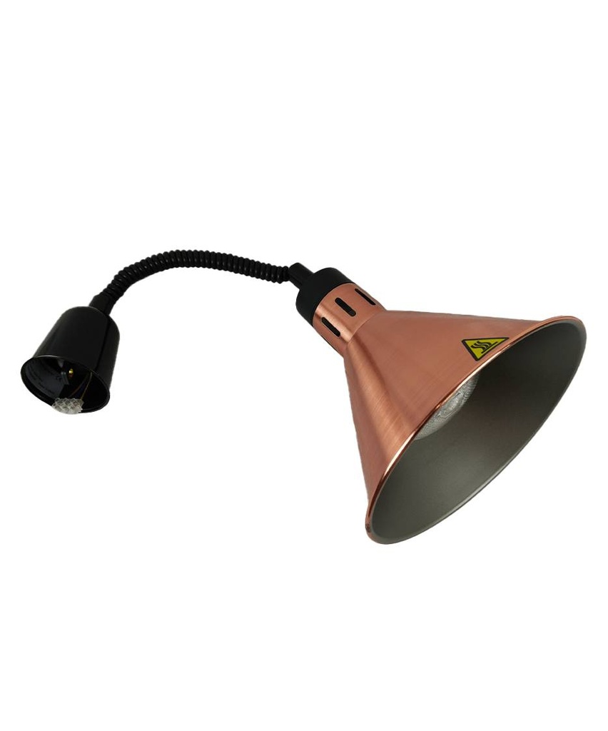 CS Wärmelampe CH-02 Bronze, 600 mm, Ø 275 mm, messing