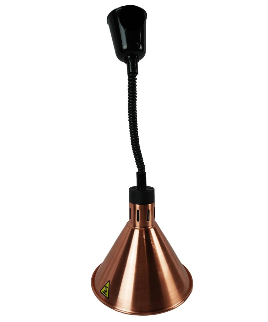 CS Wärmelampe CH-02 Bronze, 600 mm, Ø 275 mm, messing