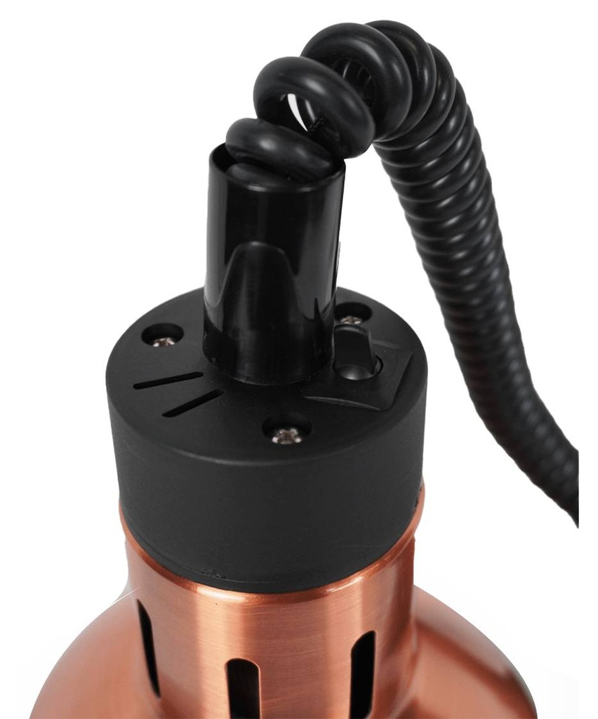 CS Wärmelampe CH-04 Bronze, 600 mm, Ø 240 mm, messing