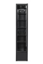 Kühlschrank Glastür, 390 x 470 x 1880 mm, schwarz