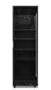 Kühlschrank 1 Glastür, 595 x 580 x 1950 mm, schwarz