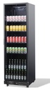 Kühlschrank 1 Glastür, 595 x 580 x 1950 mm, schwarz
