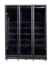 Kühlschrank 3, 1600 x 600 x 2100 mm, 1200 L, schwarz