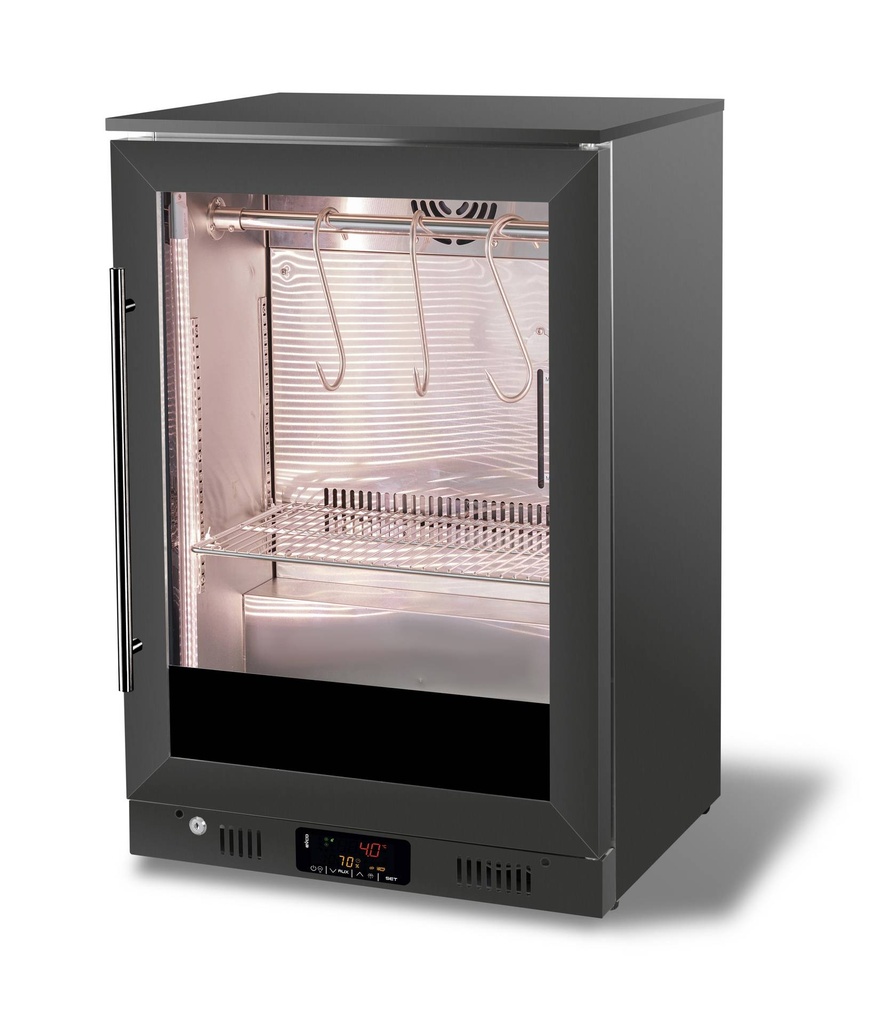 Dry Age Schrank, 138 L, 600 x 500 x 900 mm, schwarz