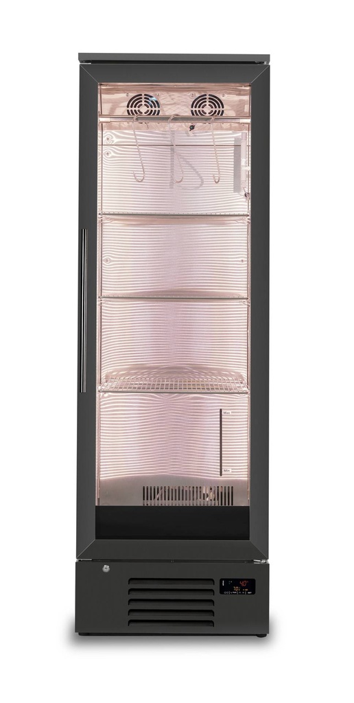 Dry Age Schrank, 293 L, 600 x 515 x 1820 mm, schwarz