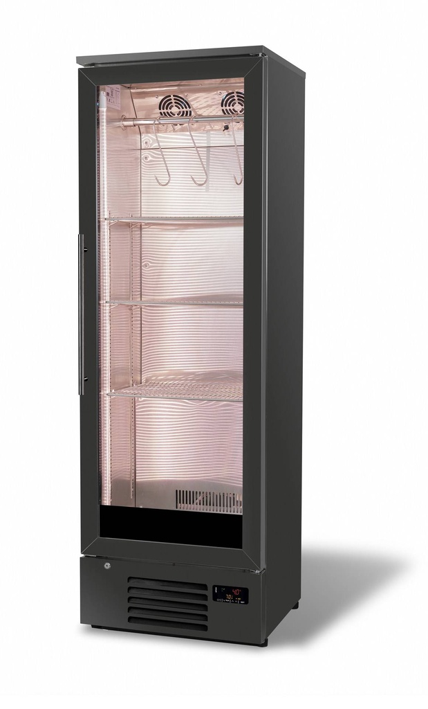 Dry Age Schrank, 293 L, 600 x 515 x 1820 mm, schwarz