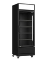 Kühlschrank Glastür, 610 x 610 x 1973 mm, 360 L, schwarz