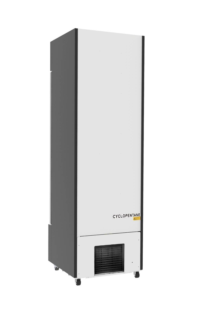 Kühlschrank Glastür, 610 x 610 x 1973 mm, 360 L, schwarz