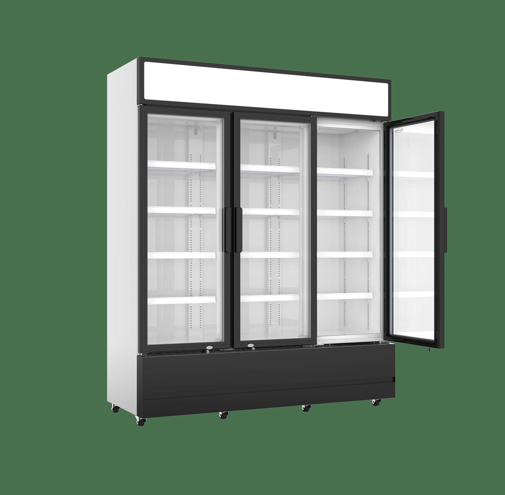 Kühlschrank 3 Glastüren, 1600 x 610 x 1973 mm, 1065 L