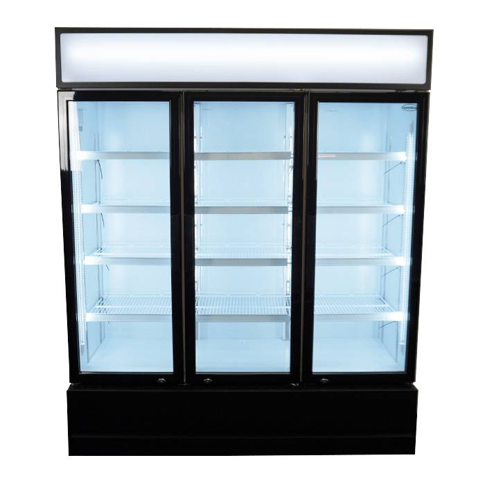 Kühlschrank 3 Glastüren, 1600 x 610 x 1973 mm, 1065 L