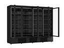 Tiefkühlschrank 4, 2550 x 710 x 2003 mm, 1938 L, schwarz
