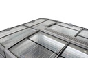 Supermarkt Tiefkühltruhe 2100, 2100 x 850 x 870 mm, grau
