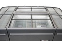 Supermarkt Tiefkühltruhe 2500, 2500 x 850 x 870 mm, grau