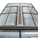 Supermarkt Tiefkühltruhe 2500, 2500 x 850 x 870 mm, grau