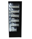 Wandkühlung Marco, 1935 x 740 x 2010 mm, 1147 L, schwarz