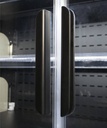 Wandkühlung Marco, 2560 x 740 x 2010 mm, 1529 L, schwarz