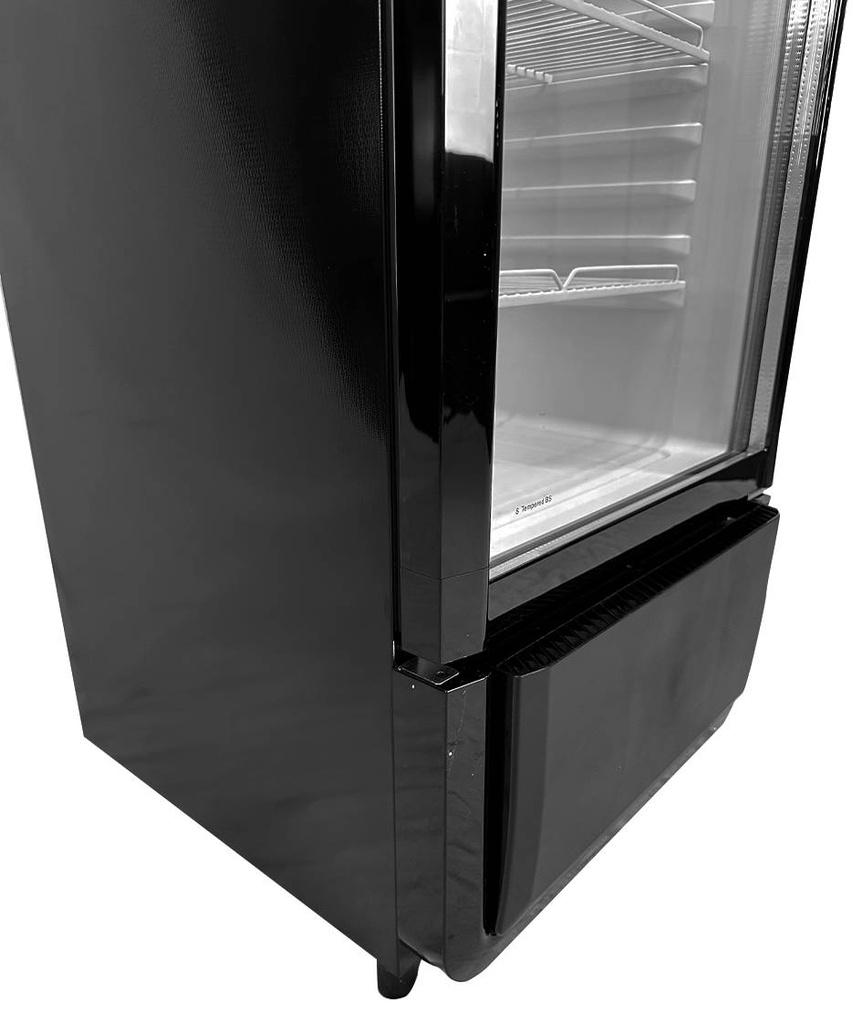 Kühlschrank 1, 540 x 560 x 1525 mm, 218 L, schwarz