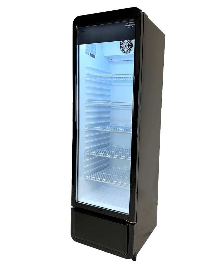 Kühlschrank 1, 540 x 560 x 1725 mm, 258 L, schwarz