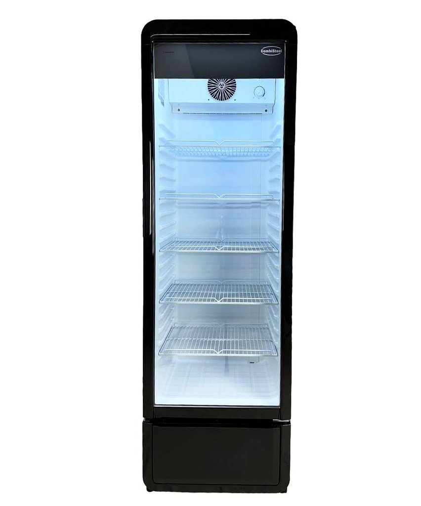 Kühlschrank 1, 540 x 560 x 1725 mm, 258 L, schwarz