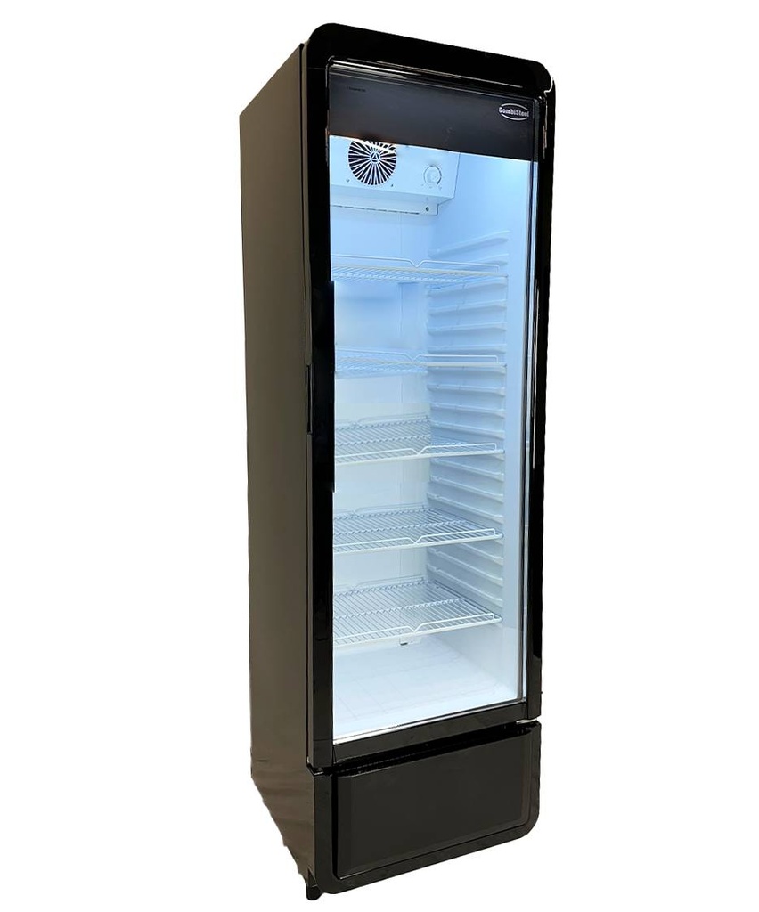 Kühlschrank 1, 540 x 560 x 1725 mm, 258 L, schwarz