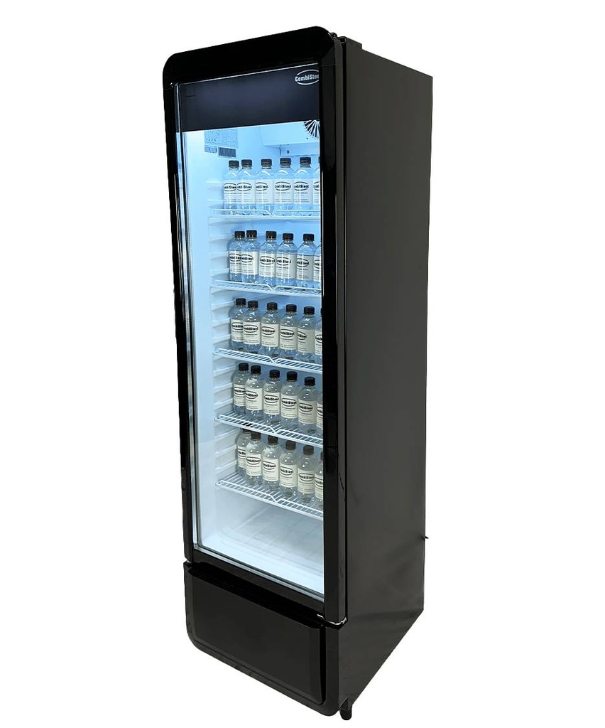 Kühlschrank 1, 540 x 560 x 1725 mm, 258 L, schwarz